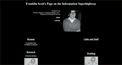 Desktop Screenshot of franklinscott.com